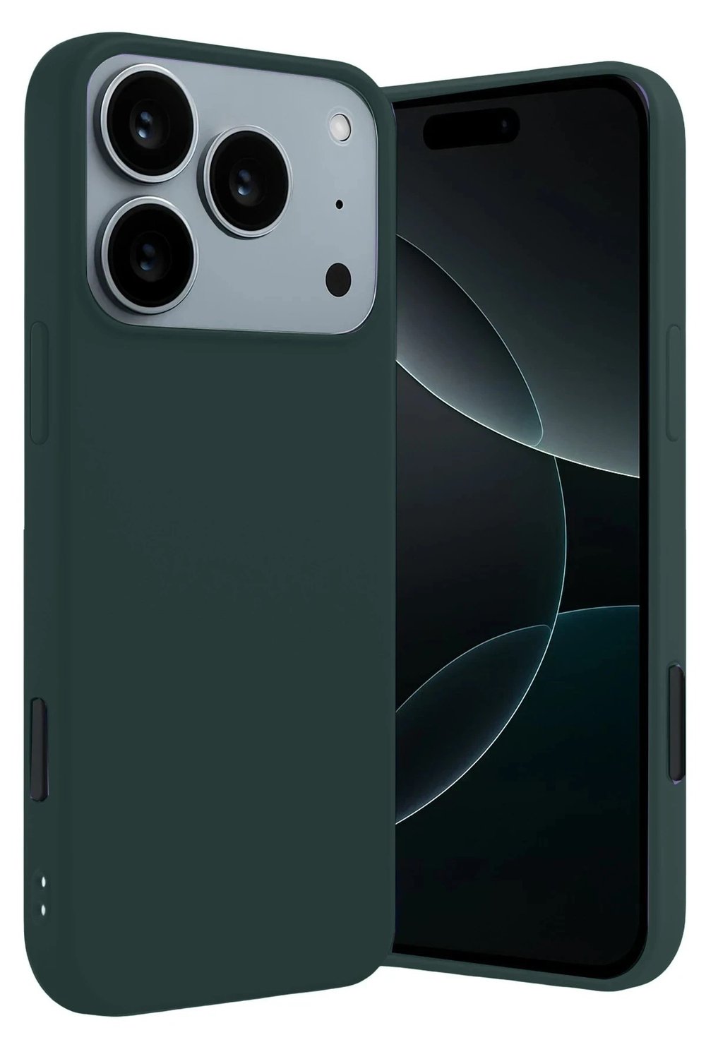 Mey İthalat®   iPhone 17 Pro First Silikon - Koyu Yeşil