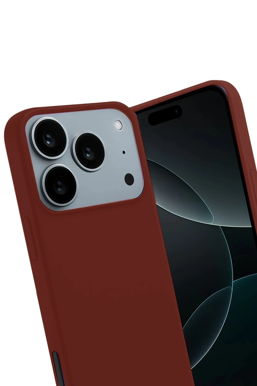 Mey İthalat®   iPhone 17 Pro First Silikon - Bordo