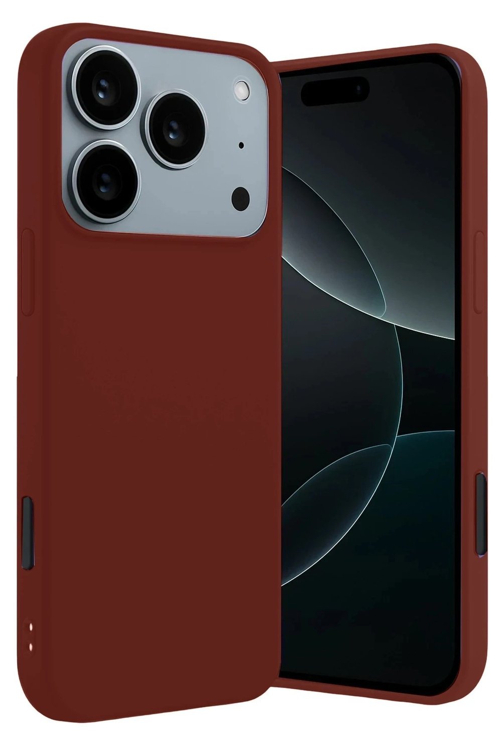 Mey İthalat®   iPhone 17 Pro First Silikon - Bordo
