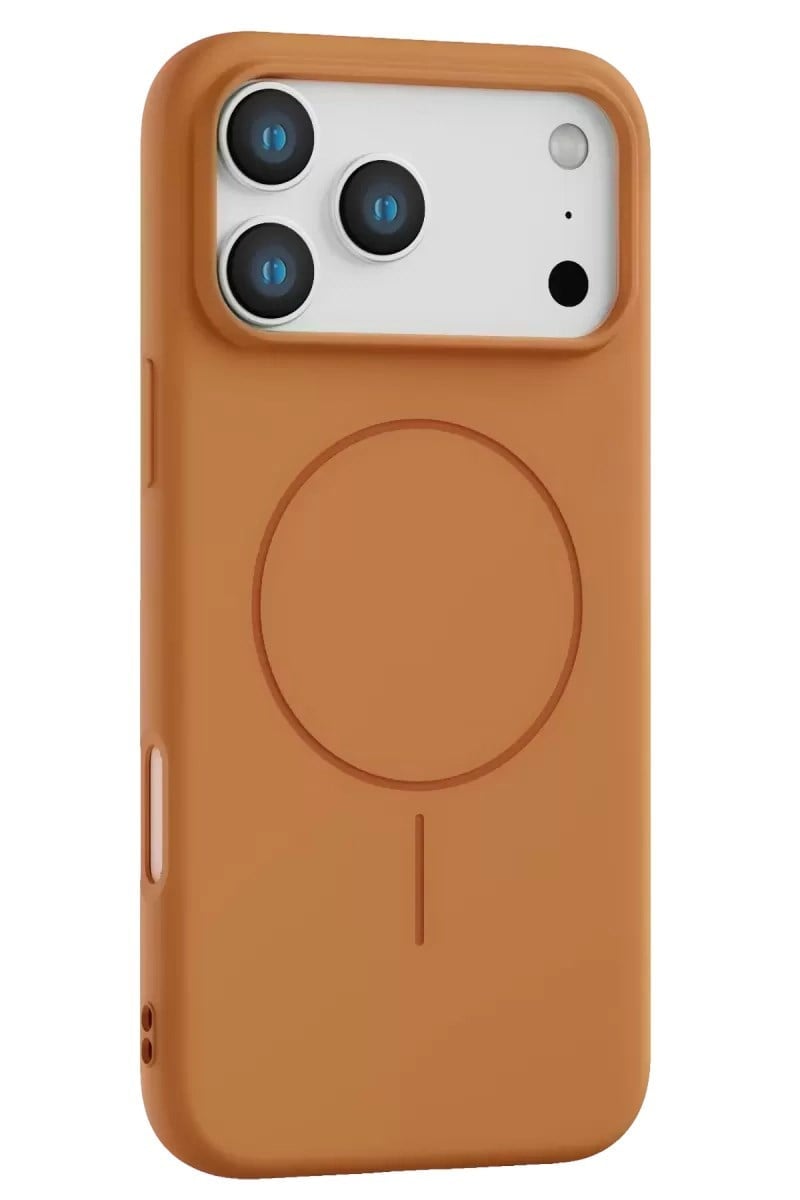 Mey İthalat®   iPhone 17 Pro Jully Magsafe Kapak - Turuncu
