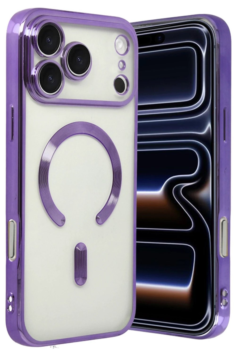 Mey İthalat®   iPhone 17 Pro Kross Magneticsafe Kapak - Mor