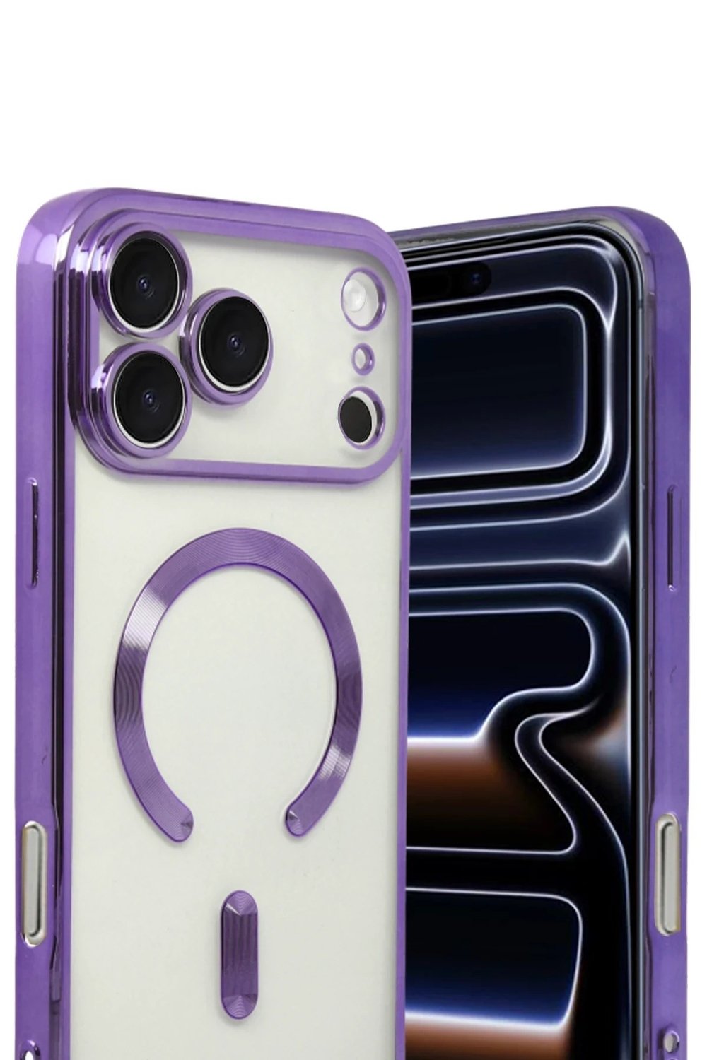 Mey İthalat®   iPhone 17 Pro Kross Magneticsafe Kapak - Mor