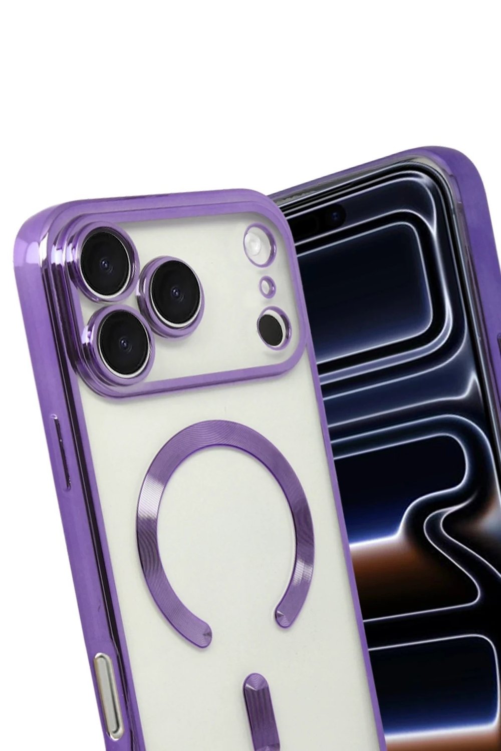 Mey İthalat®   iPhone 17 Pro Kross Magneticsafe Kapak - Mor