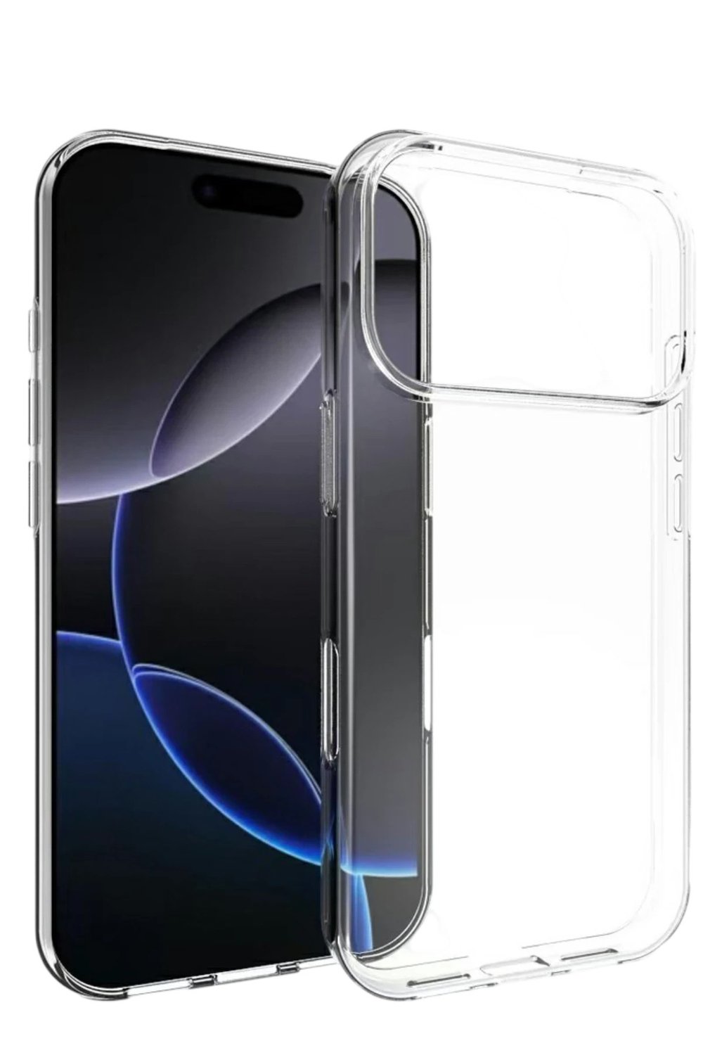 Mey İthalat®   iPhone 17 Pro Lüx Şeffaf Silikon - Şeffaf