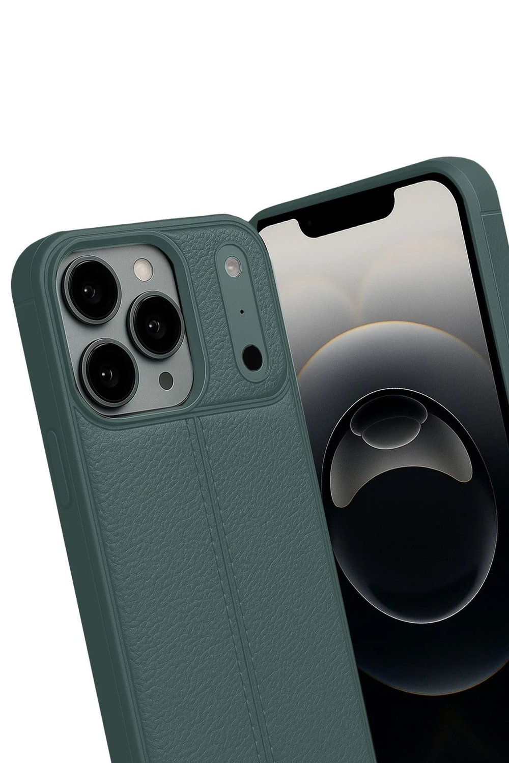 Mey İthalat®   iPhone 17 Pro Max Auto Focus Kapak - Koyu Yeşil