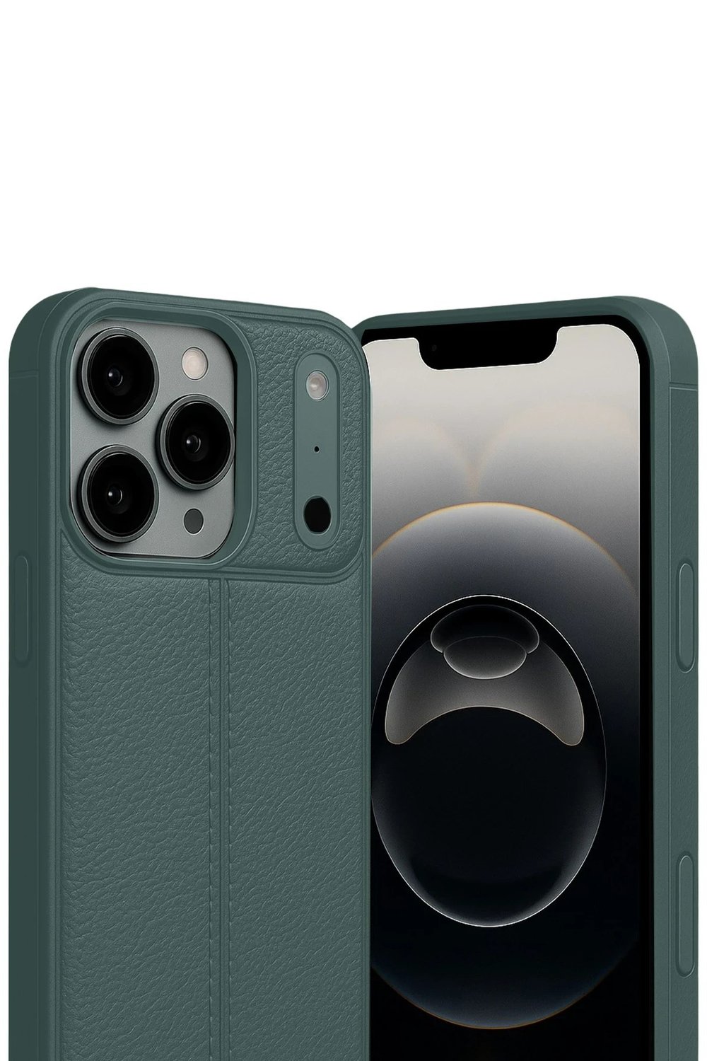 Mey İthalat®   iPhone 17 Pro Max Auto Focus Kapak - Koyu Yeşil