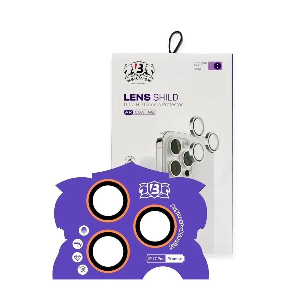 Mey İthalat®   iPhone 17 Pro Max Bilvis Titan Kamera Lens - Turuncu
