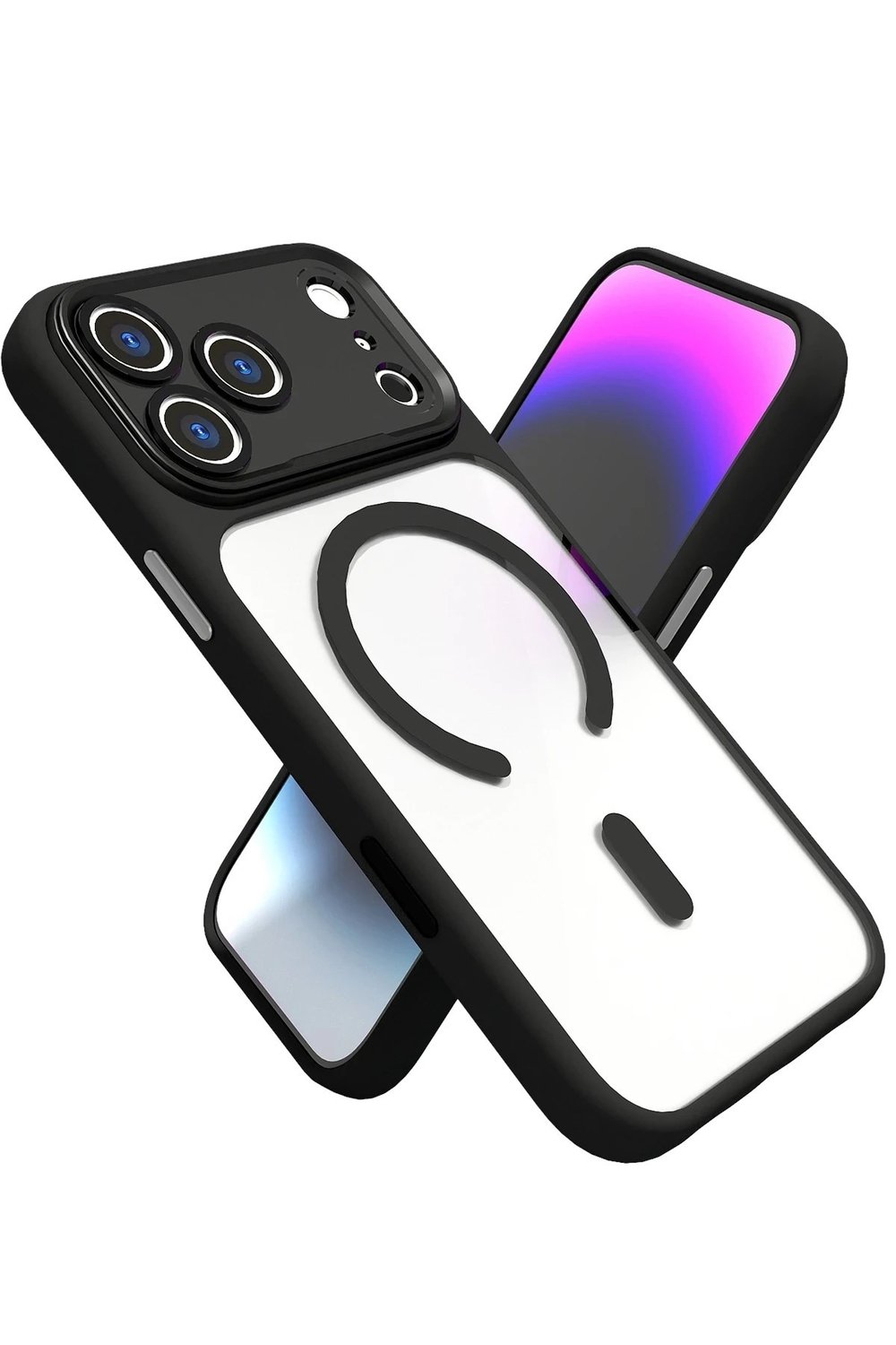 Mey İthalat®   iPhone 17 Pro Max Hazar Magsafe Kapak - Siyah