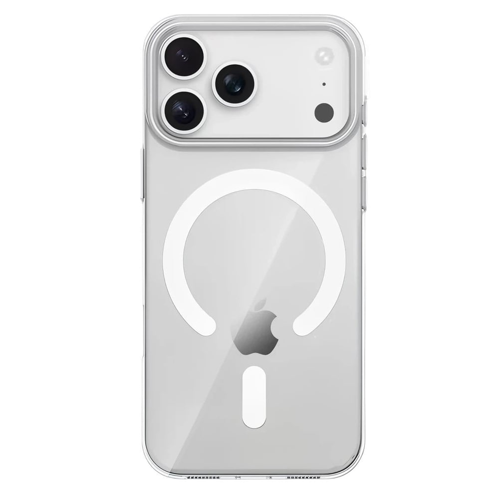 Mey İthalat®   iPhone 17 Pro Max PC Blank Magsafe Kapak - Şeffaf