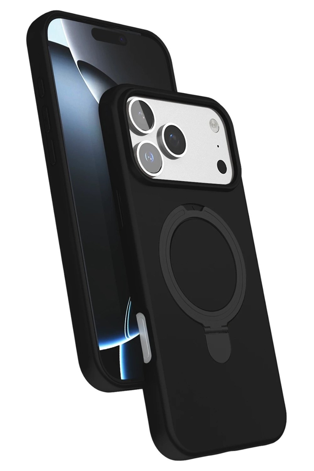 Mey İthalat®   iPhone 17 Pro Max Regal Magsafe Standlı Kapak - Siyah