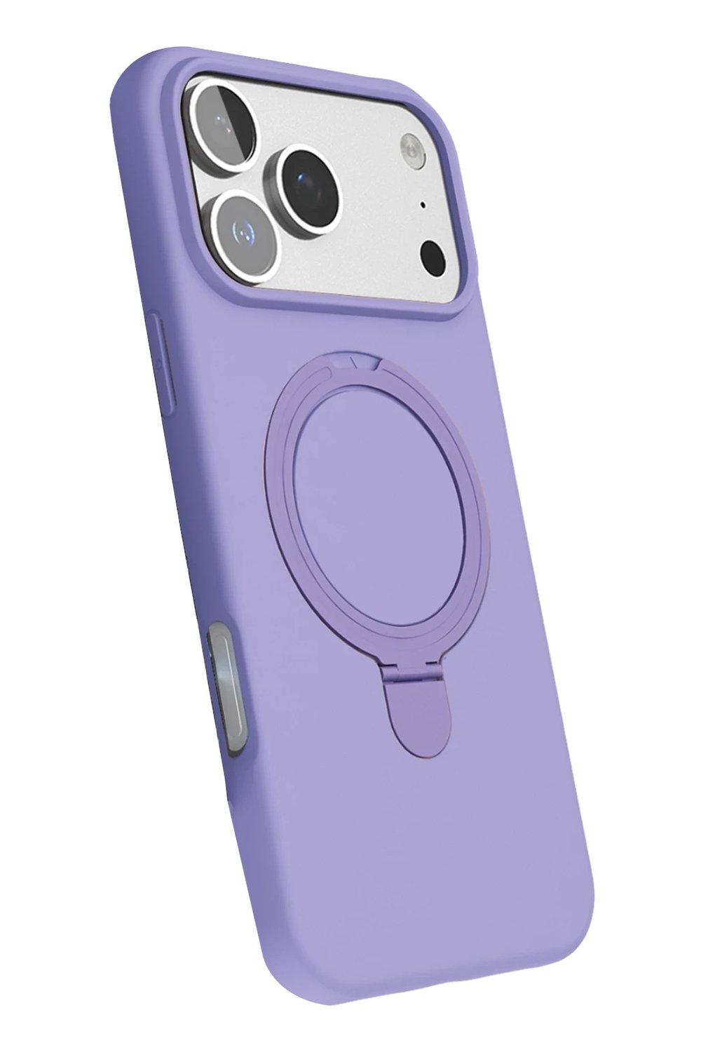Mey İthalat®   iPhone 17 Pro Max Regal Magsafe Standlı Kapak - Lila