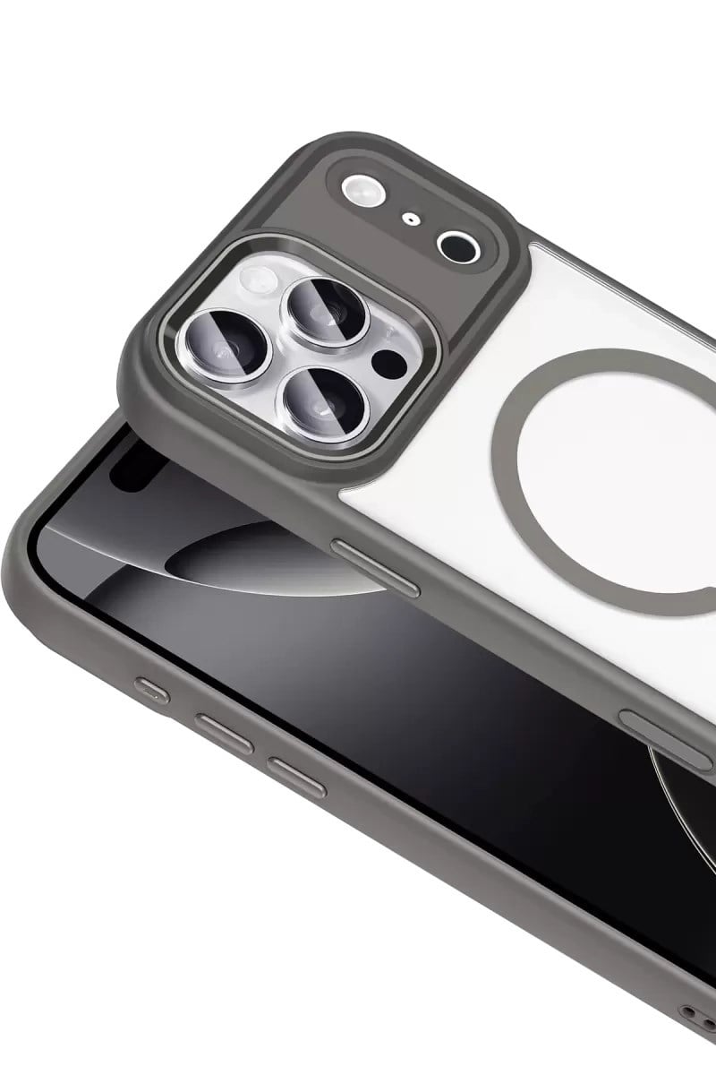 Mey İthalat®   iPhone 17 Pro Max Terea Magsafe Kapak - Gri
