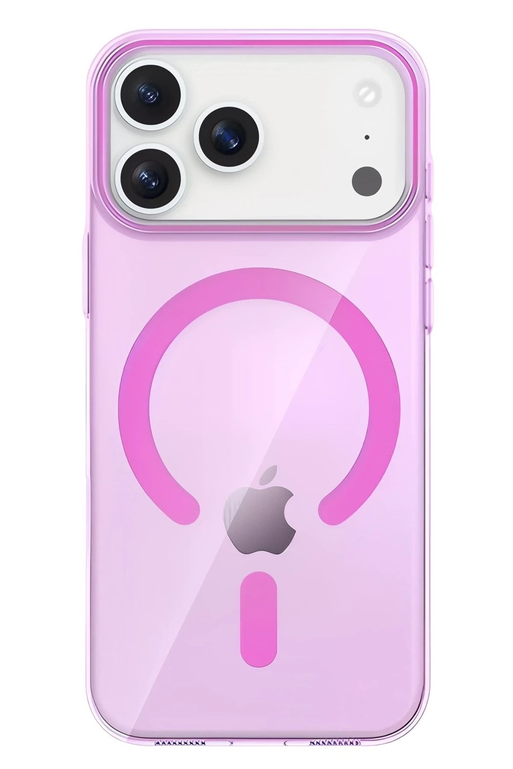 Mey İthalat®   iPhone 17 Pro PC Blank Magsafe Kapak - Pembe