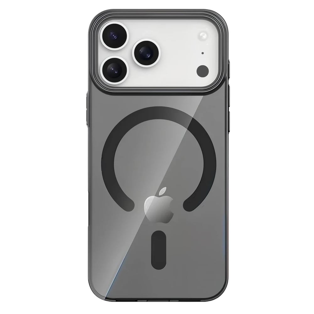 Mey İthalat®   iPhone 17 Pro PC Blank Magsafe Kapak - Siyah