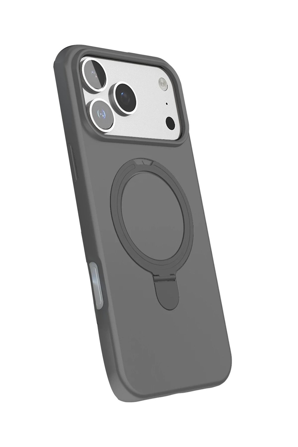 Mey İthalat®   iPhone 17 Pro Regal Magsafe Standlı Kapak - Titan Gri