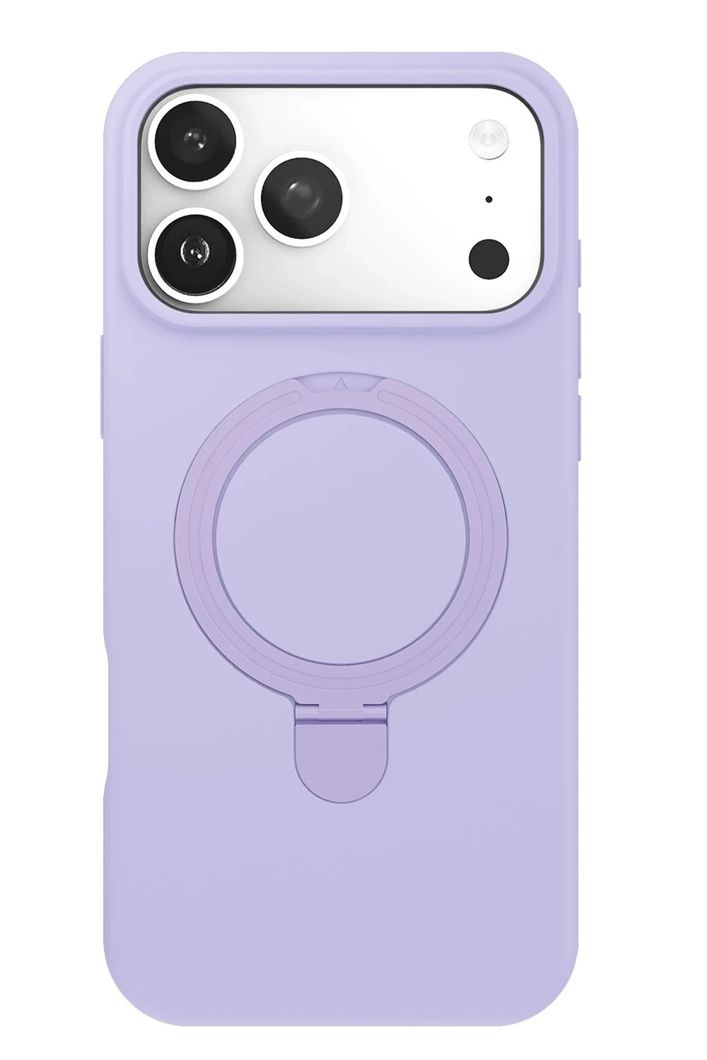 Mey İthalat®   iPhone 17 Pro Regal Magsafe Standlı Kapak - Lila