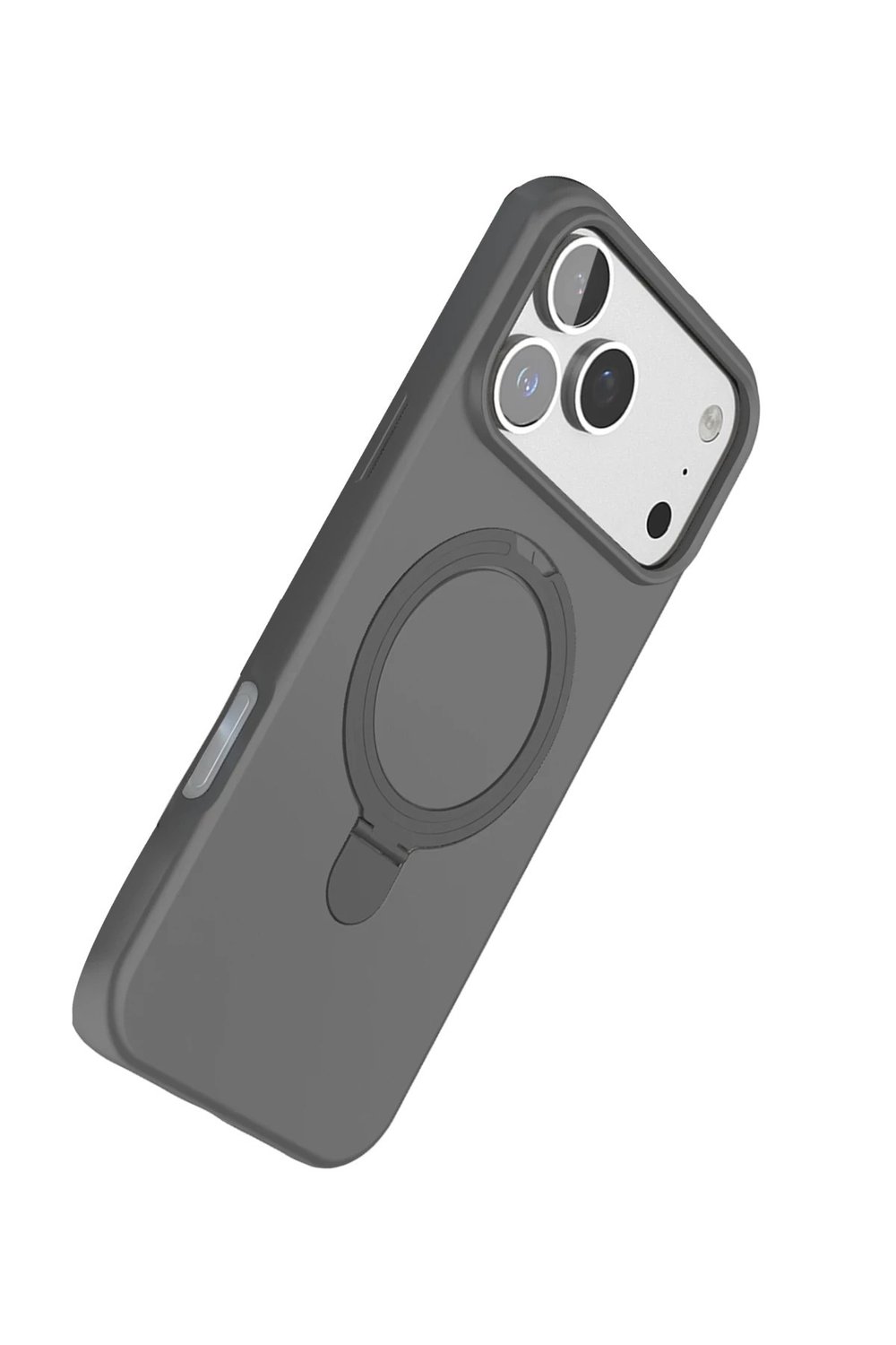 Mey İthalat®   iPhone 17 Pro Regal Magsafe Standlı Kapak - Titan Gri
