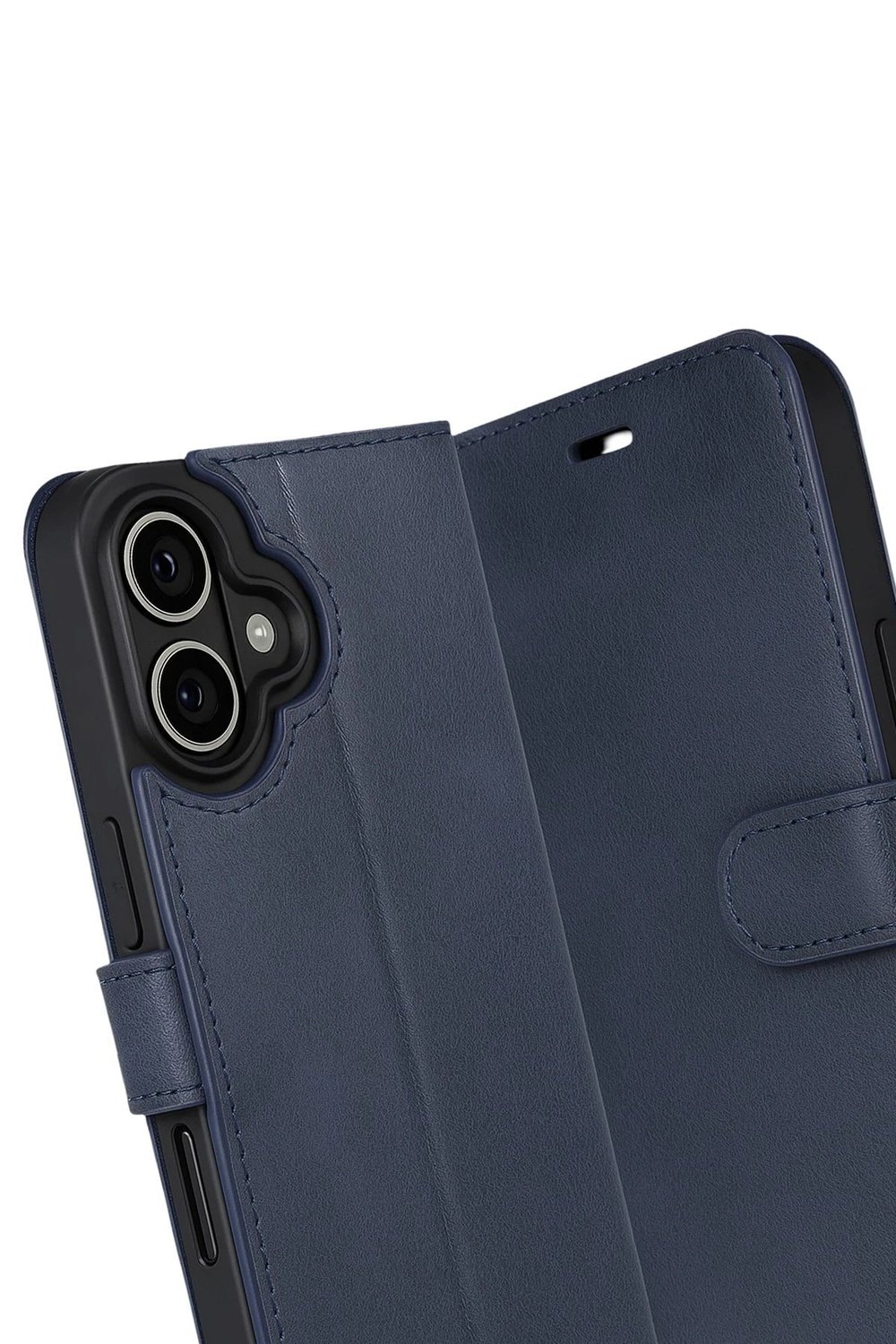 Mey İthalat®   iPhone 17 Trend S Plus Kapaklı Kılıf - Lacivert