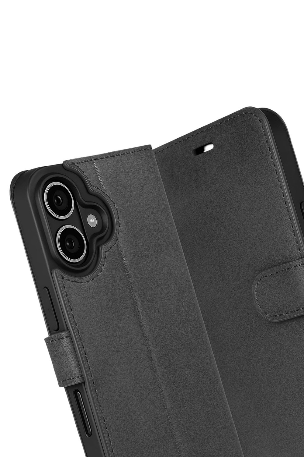 Mey İthalat®   iPhone 17 Trend S Plus Kapaklı Kılıf - Siyah