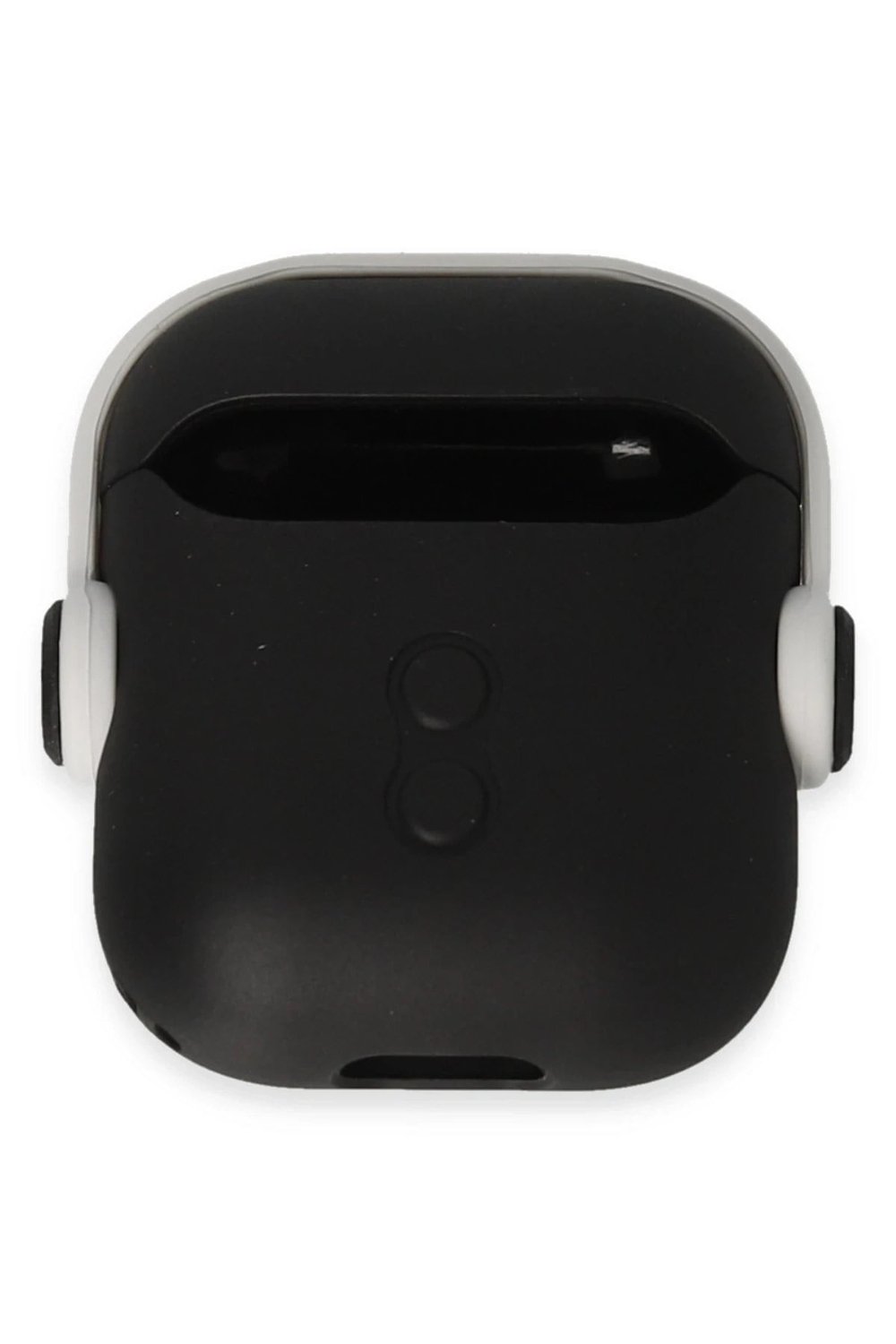 Mey İthalat®  Airpods 2 (2.nesil) Cool Kılıf - Siyah-Beyaz