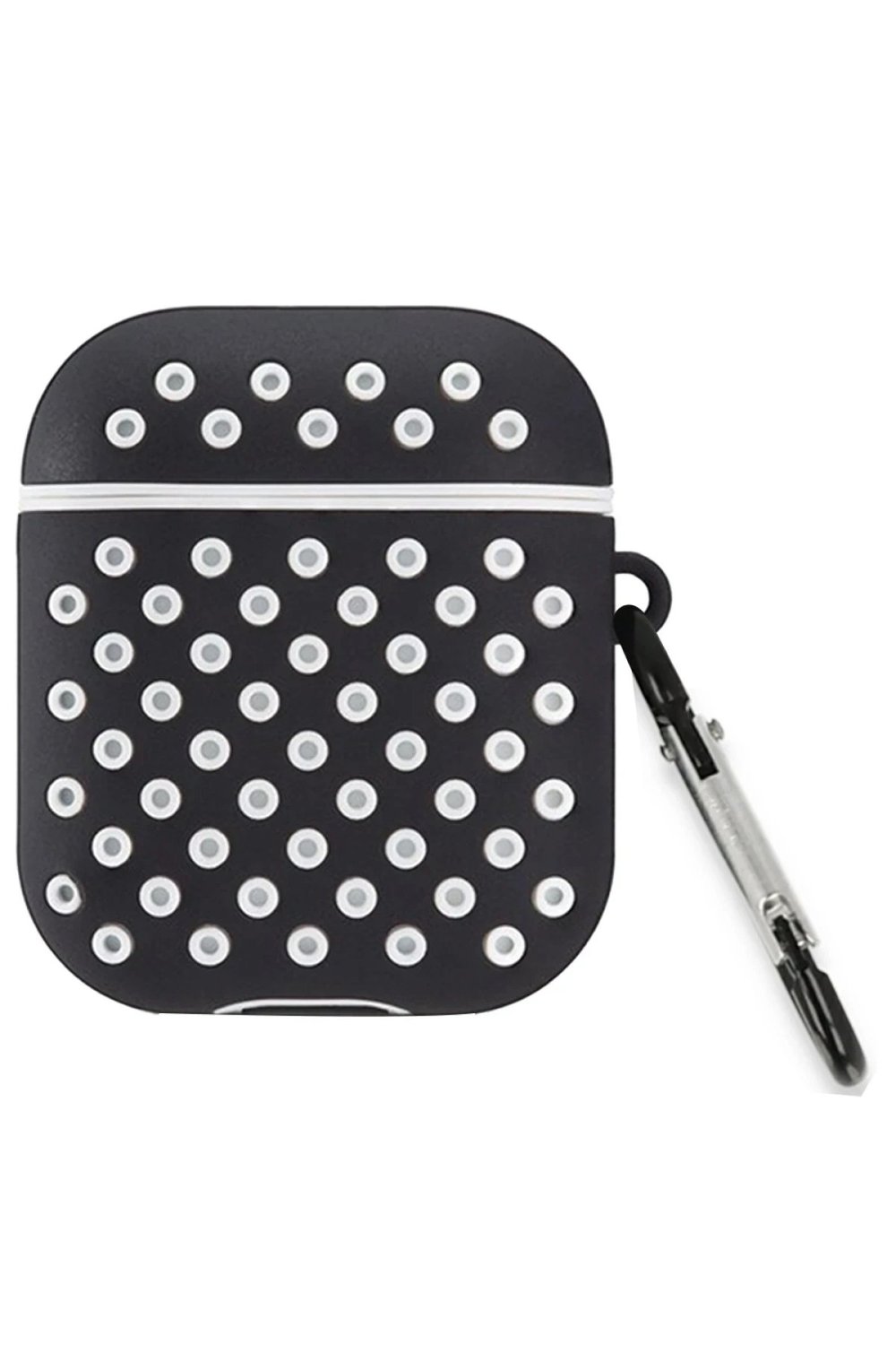 Mey İthalat®  Airpods 2 (2.nesil) Spor Delikli Kılıf - Siyah-Beyaz