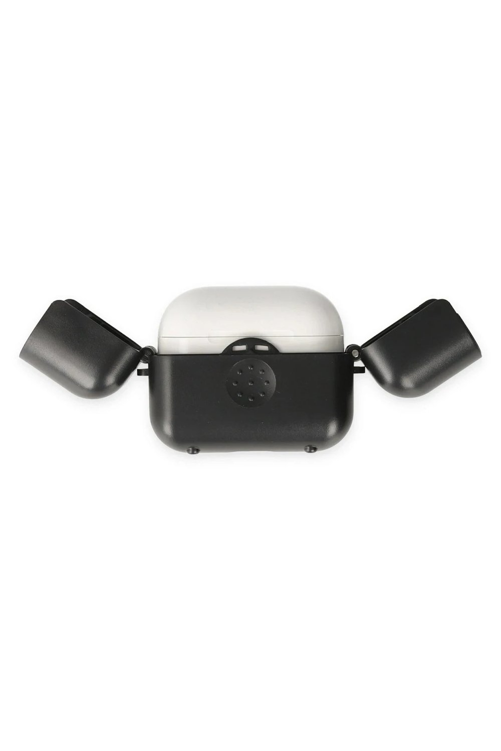 Mey İthalat®  Airpods 3 (3.nesil) Basmalı Kılıf - Siyah