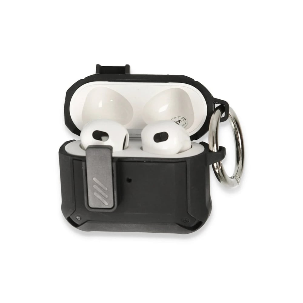 Mey İthalat®  Airpods 3 (3.nesil) Truva Kılıf - Siyah