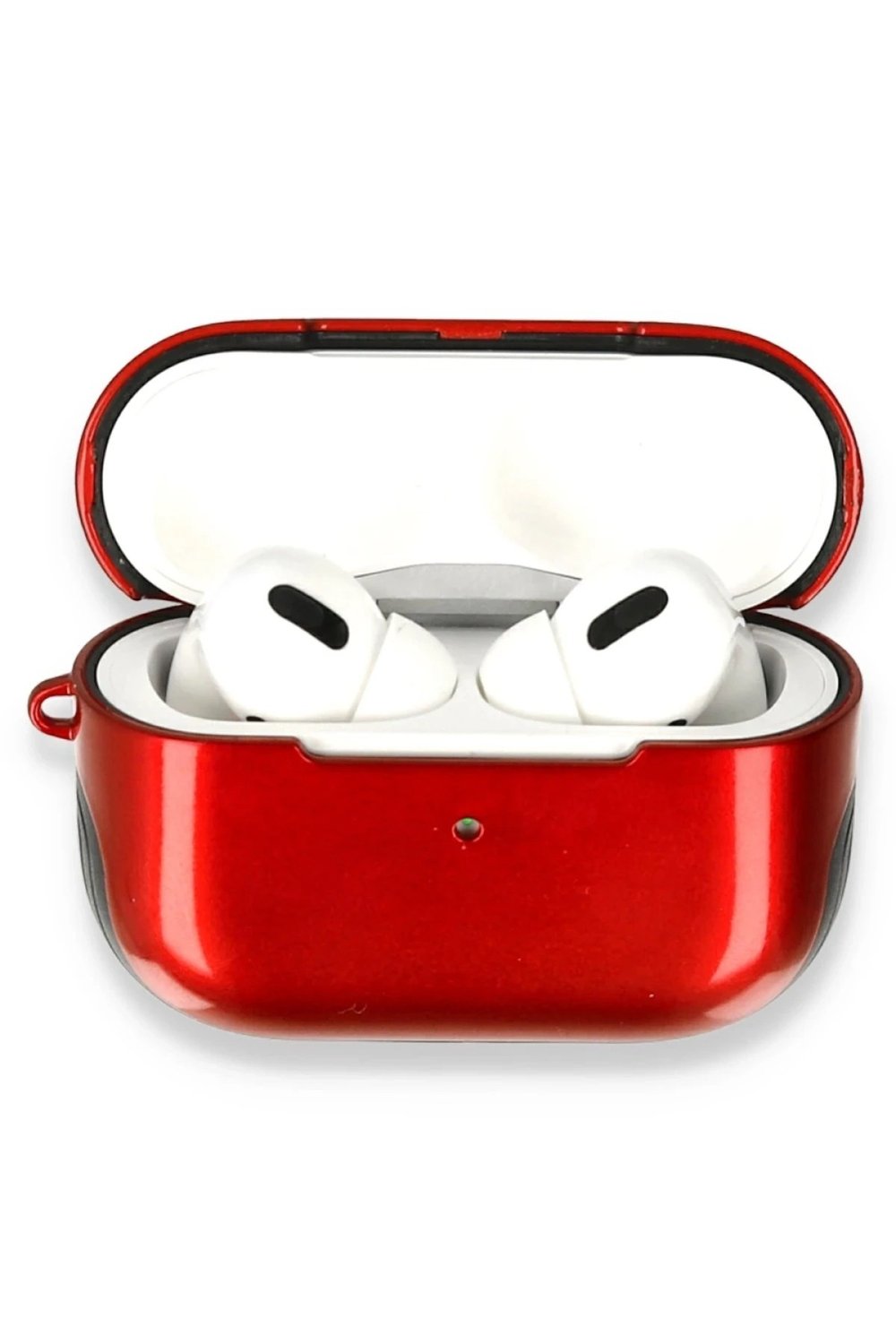 Mey İthalat®  Airpods Pro (1.nesil) 3in1 Kılıf - Kırmızı