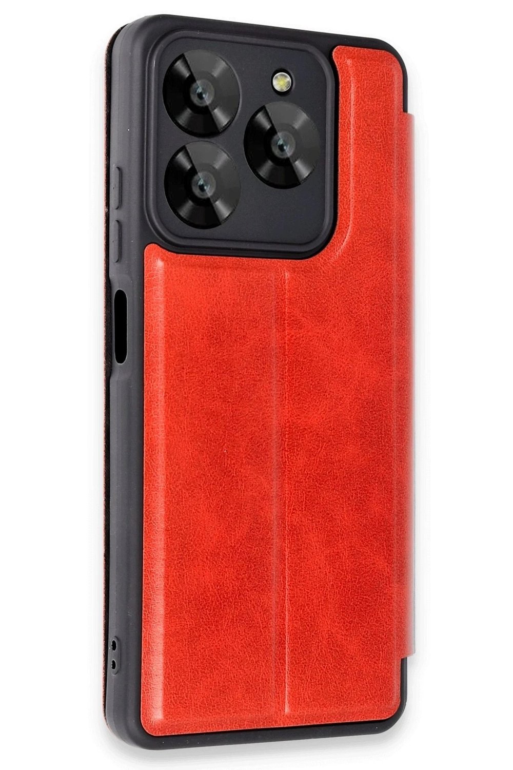 Mey İthalat®  General Mobile Era 50 Kılıf Flip Cover - Kırmızı