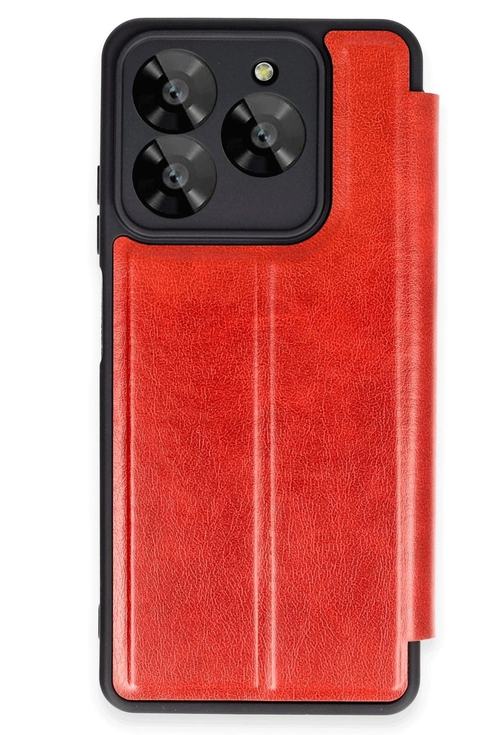 Mey İthalat®  General Mobile Era 50 Kılıf Flip Cover - Kırmızı