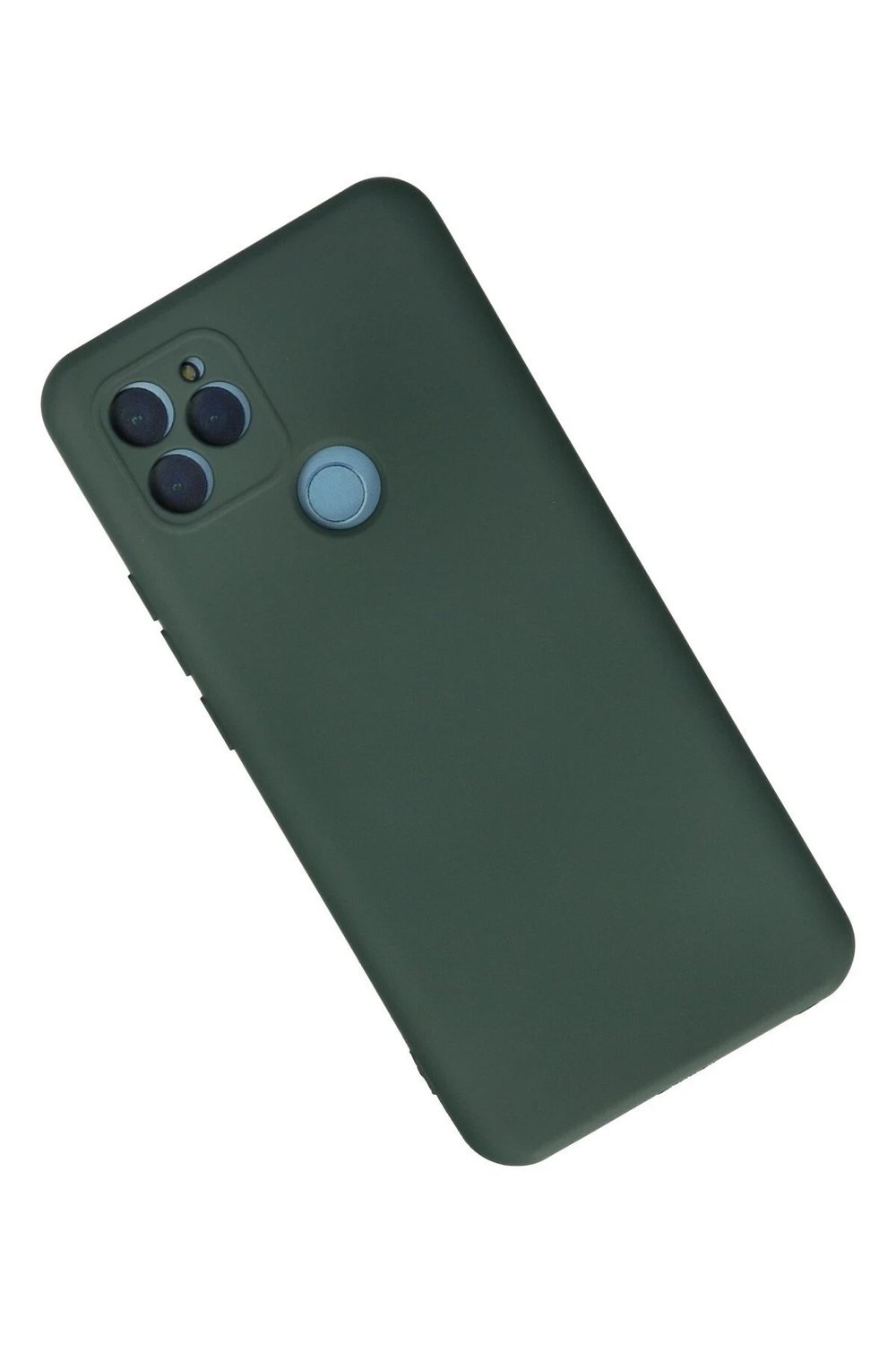 Mey İthalat®  General Mobile GM 21 Kılıf Nano içi Kadife Silikon - Koyu Yeşil