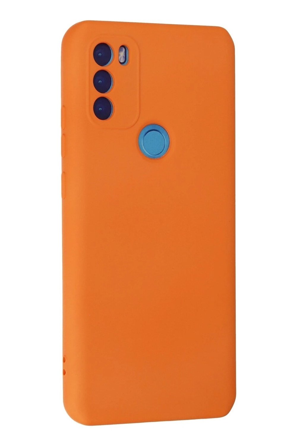 Mey İthalat®  General Mobile GM 21 Plus Kılıf Nano içi Kadife Silikon - Turuncu