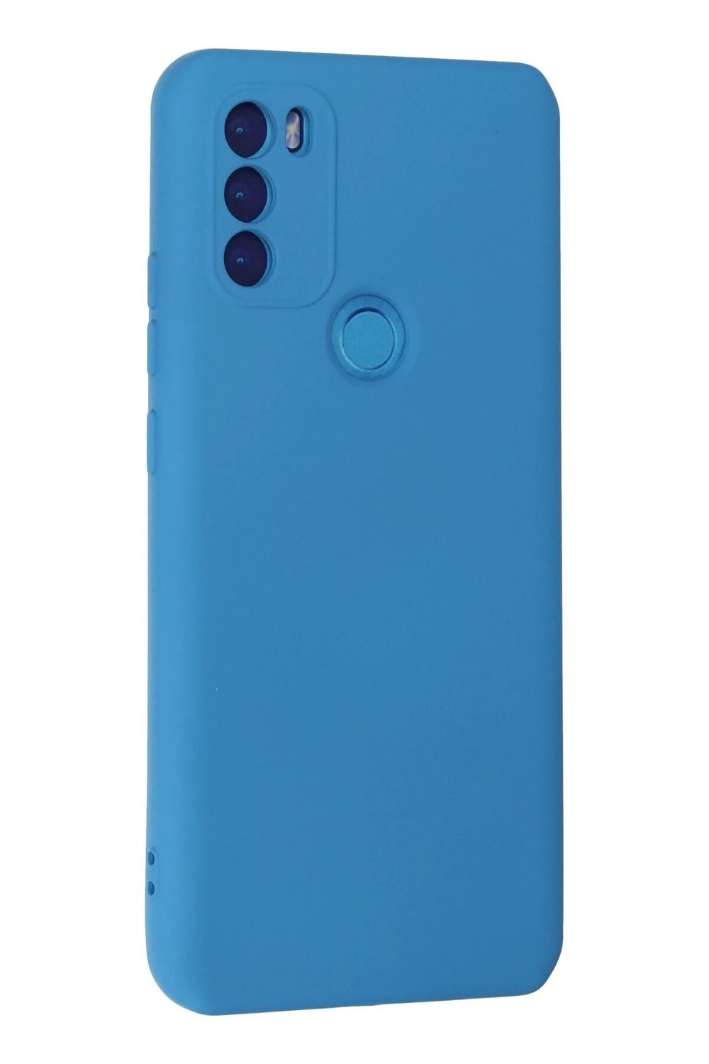 Mey İthalat®  General Mobile GM 21 Plus Kılıf Nano içi Kadife Silikon - Mavi