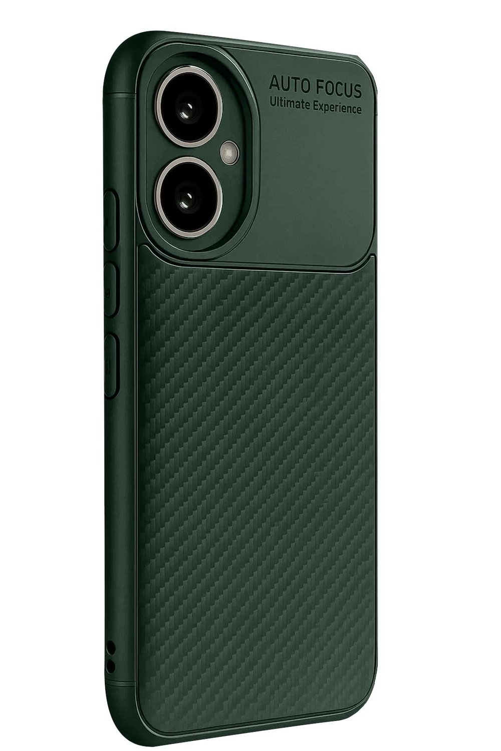Mey İthalat®  Honor 400 Kılıf Auto Focus Karbon Kapak - Koyu Yeşil