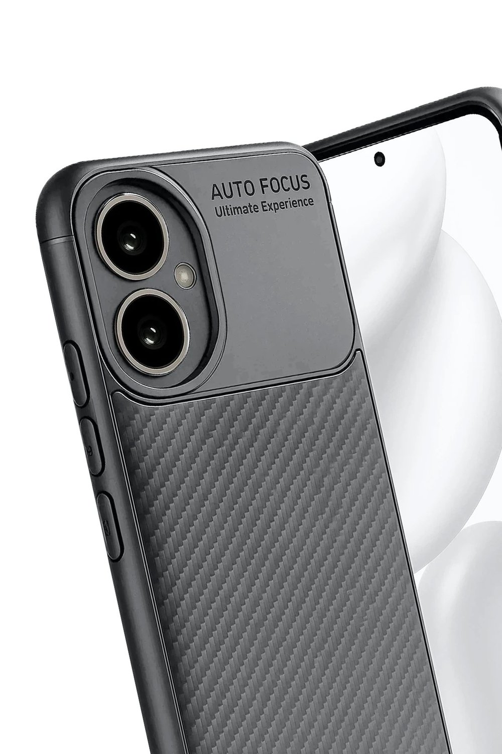 Mey İthalat®  Honor 400 Kılıf Auto Focus Karbon Kapak - Gri