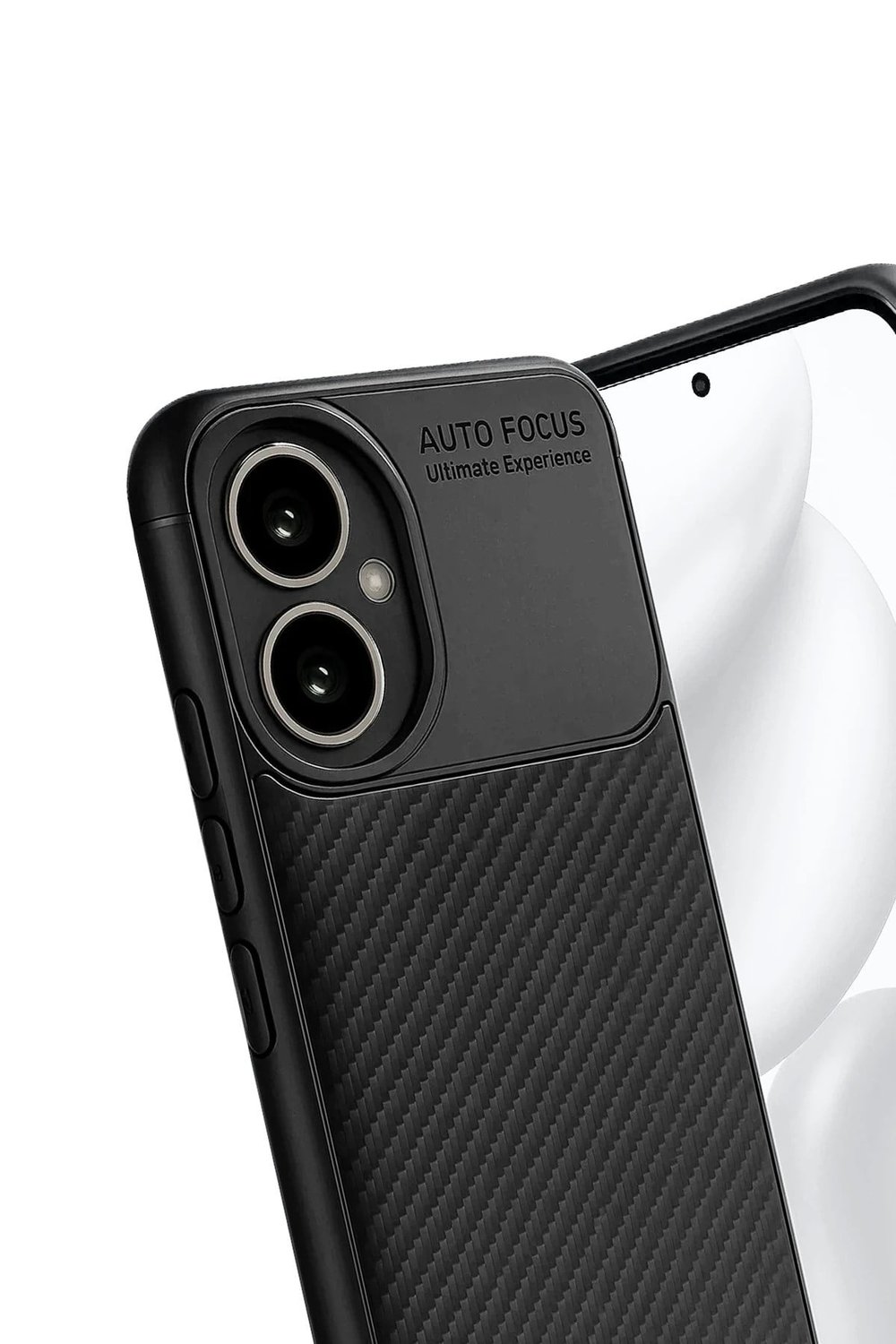 Mey İthalat®  Honor 400 Kılıf Auto Focus Karbon Kapak - Siyah