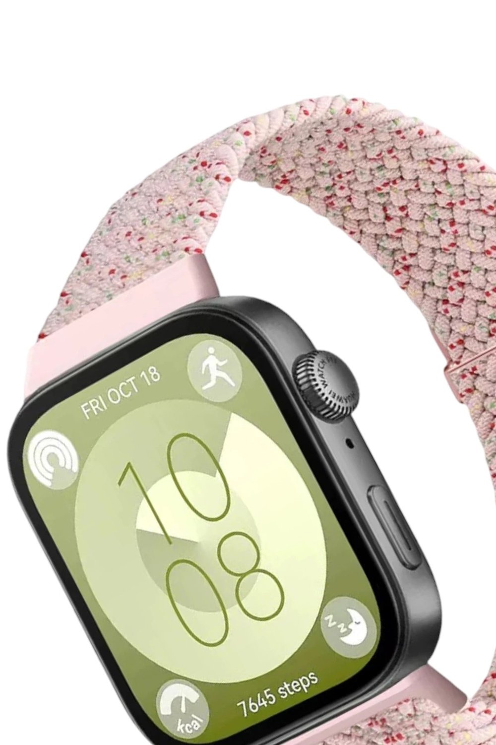 Mey İthalat®  Huawei Fit 4 Star Kordon - Benekli Pudra