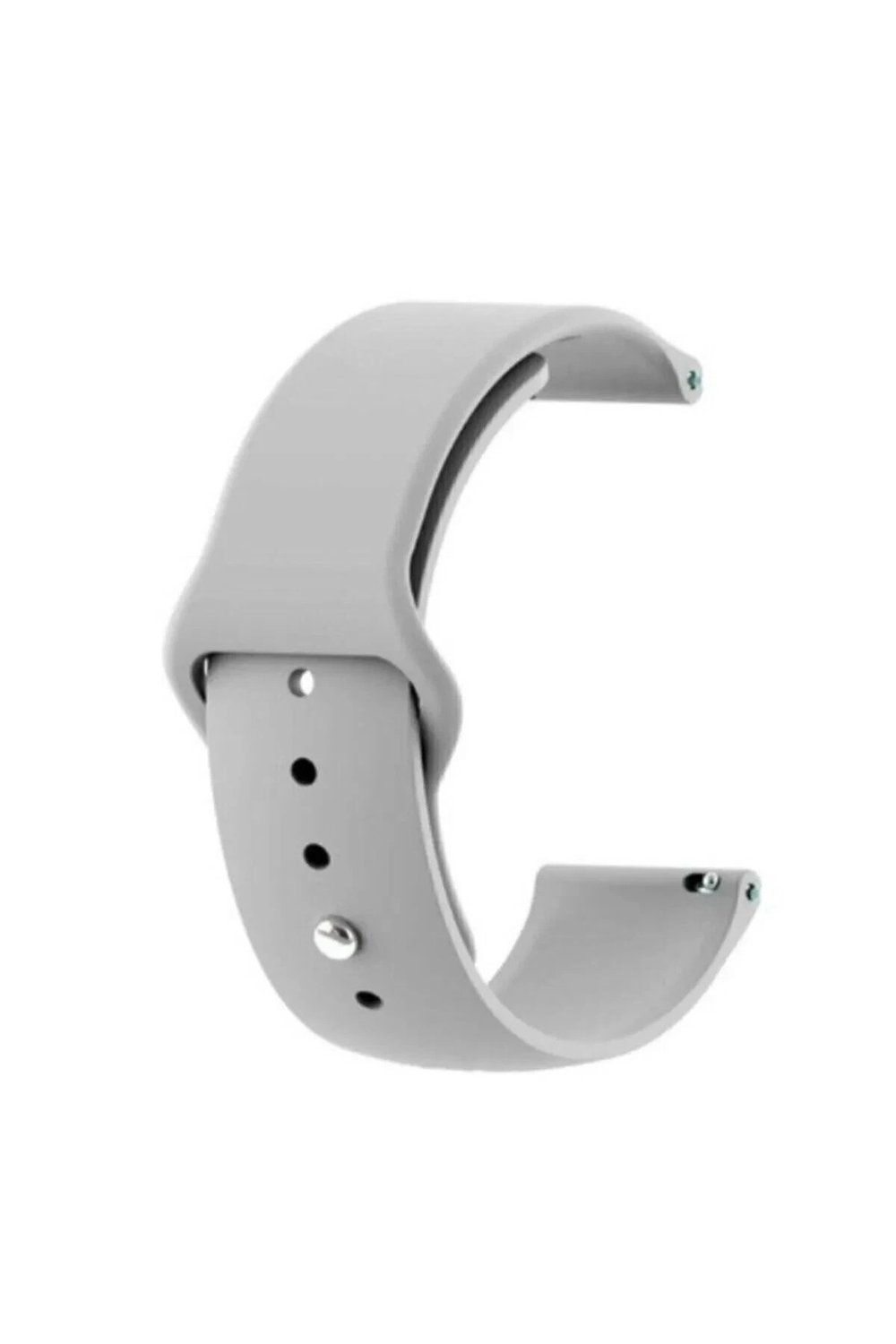 Mey İthalat®  Huawei GT4 41mm 18mm Klasik Kordon - Açık Gri