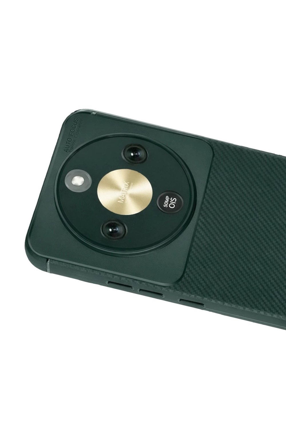 Mey İthalat®  Huawei Honor Magic 8 Lite Auto Focus Karbon Kapak - Koyu Yeşil