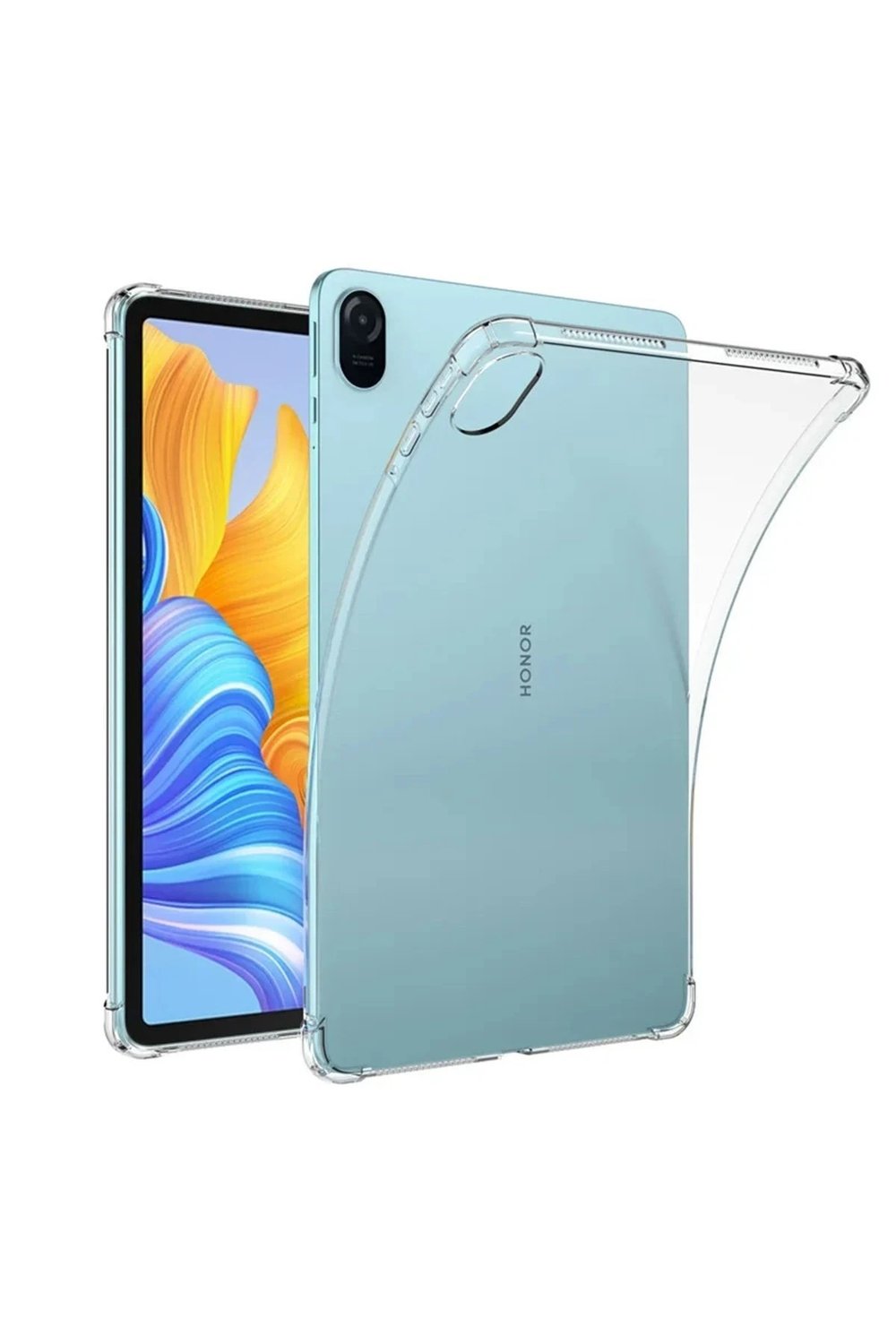 Mey İthalat®  Huawei Honor Pad 8 12 Kılıf Anti Shock Tablet Silikon - Şeffaf