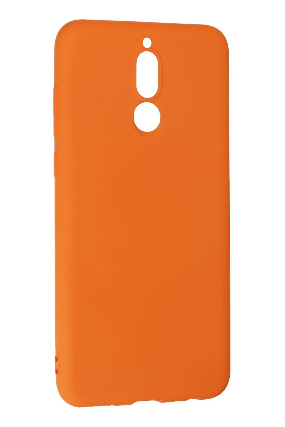 Mey İthalat®  Huawei Mate 10 Lite Kılıf Nano içi Kadife Silikon - Turuncu