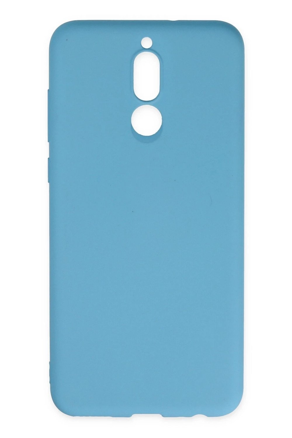 Mey İthalat®  Huawei Mate 10 Lite Kılıf Nano içi Kadife Silikon - Mavi