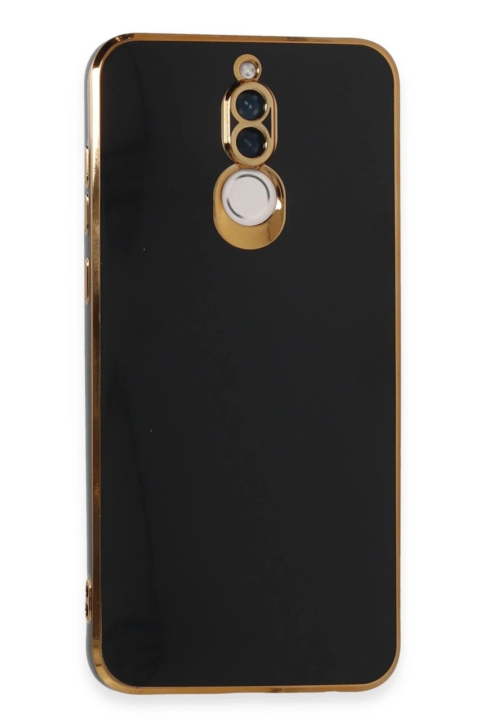 Mey İthalat®  Huawei Mate 10 Lite Kılıf Volet Silikon - Siyah