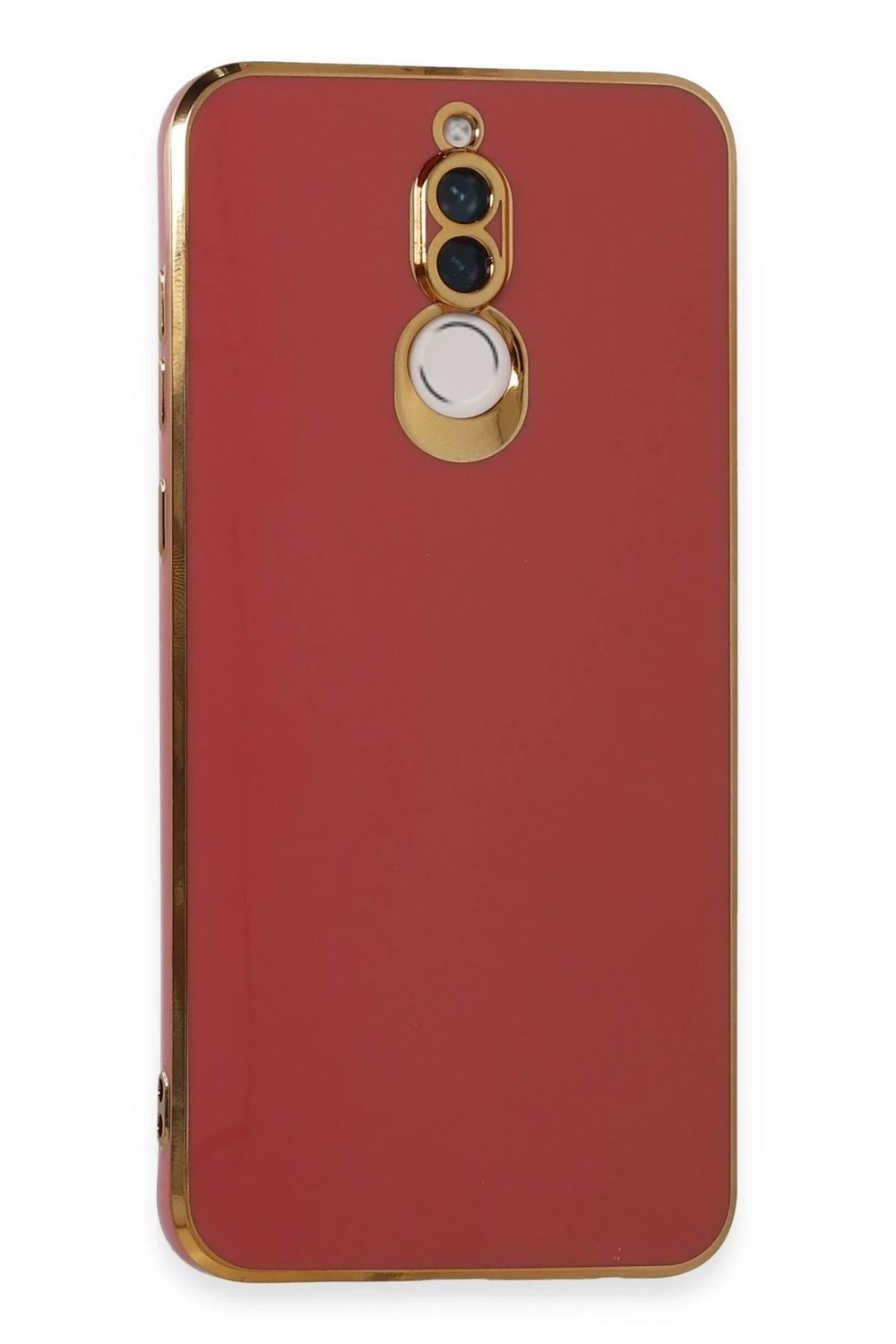 Mey İthalat®  Huawei Mate 10 Lite Kılıf Volet Silikon - Kırmızı