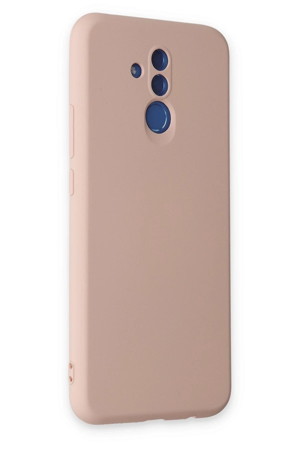 Mey İthalat®  Huawei Mate 20 Lite Kılıf Nano içi Kadife Silikon - Pudra