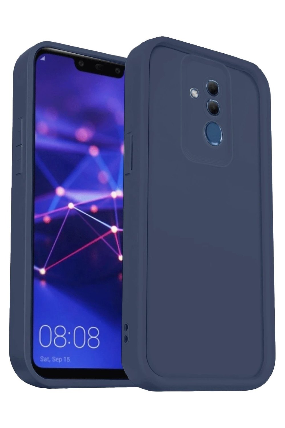 Mey İthalat®  Huawei Mate 20 Lite Kılıf Viera Silikon - Lacivert