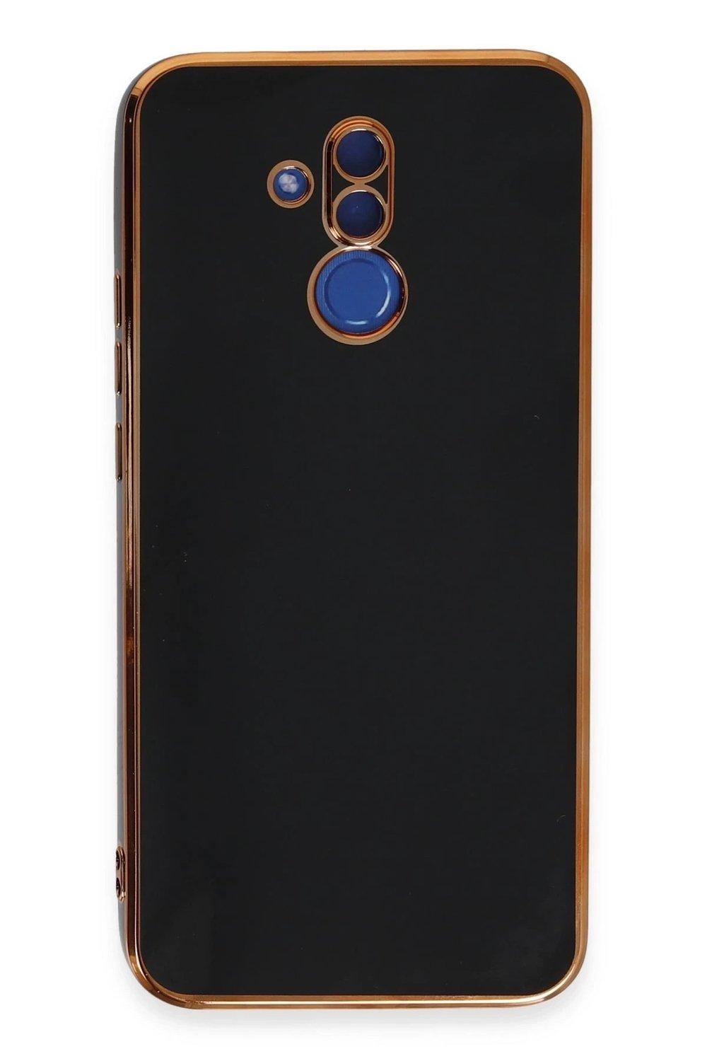 Mey İthalat®  Huawei Mate 20 Lite Kılıf Volet Silikon - Siyah