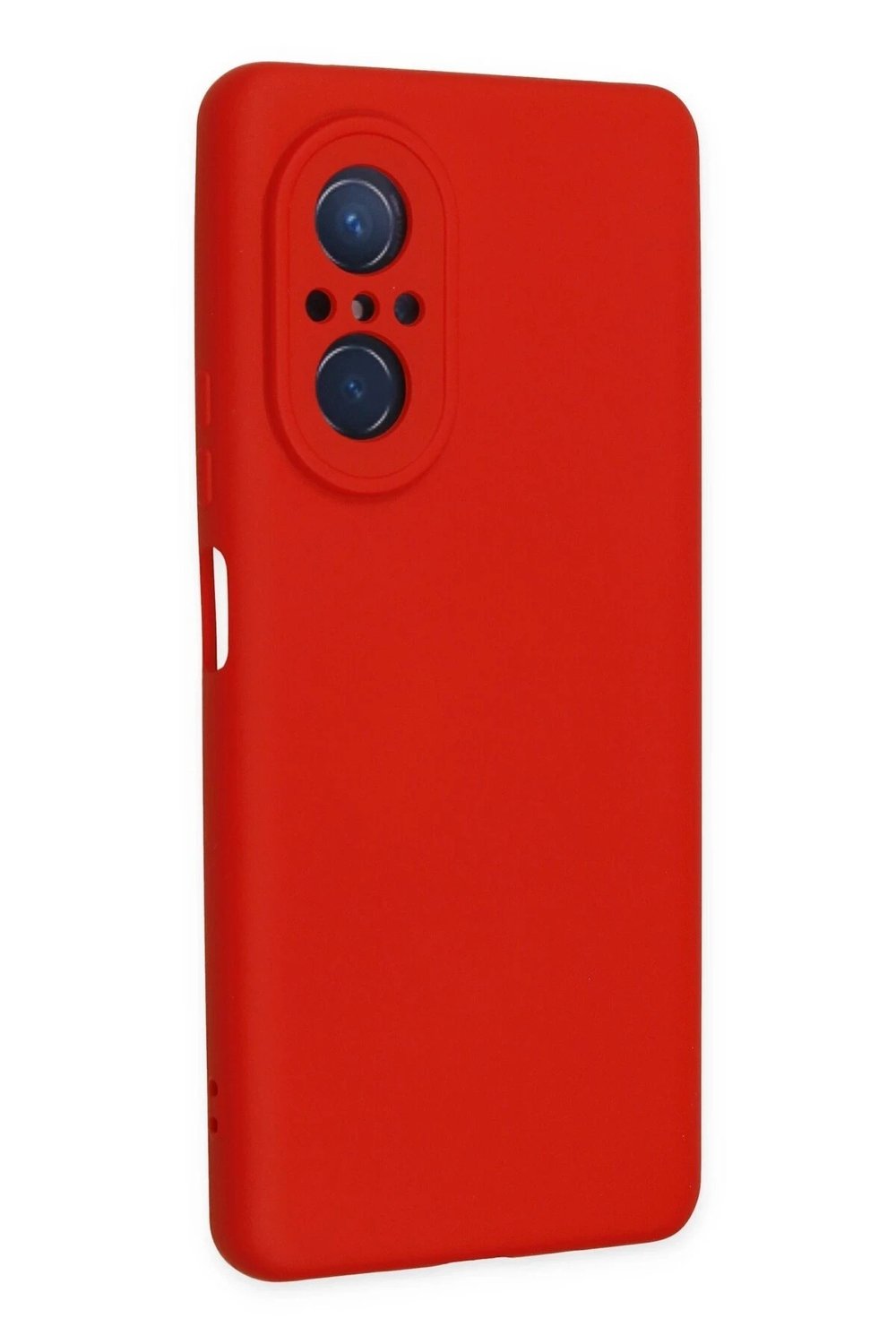 Mey İthalat®  Huawei Nova 9 SE Kılıf Nano içi Kadife Silikon - Kırmızı
