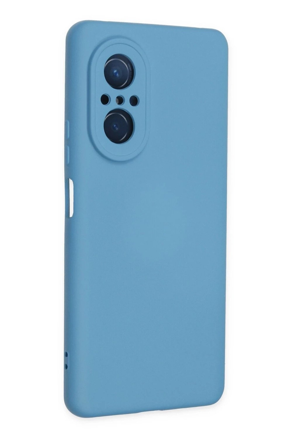 Mey İthalat®  Huawei Nova 9 SE Kılıf Nano içi Kadife Silikon - Mavi