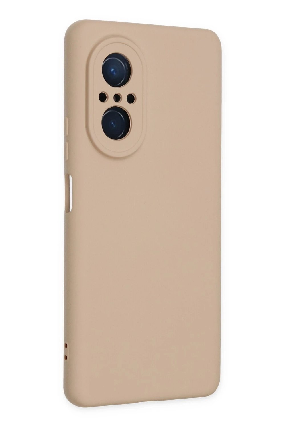 Mey İthalat®  Huawei Nova 9 SE Kılıf Nano içi Kadife Silikon - Pudra